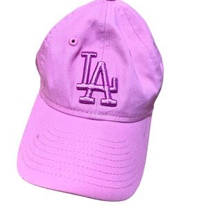 New Era Dodger pink cap